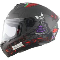 Axxis Draken S Horrorland Mat Titanyum- SİYAH VİZÖR HEDİYELİ