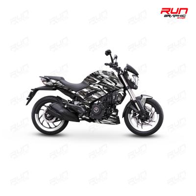BAJAJ DOMİNAR 250- 400 KARIŞIK ÇİZGİ BEYAZ GRİ