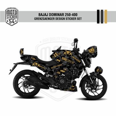 Bajaj Dominar Grenzgaenger Design Siyah Görsel Siyah Yaldız