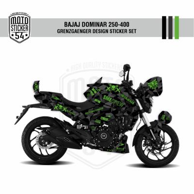 Bajaj Dominar Grenzgaenger Design Siyah Görsel Siyah Yeşil