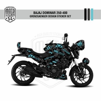 Bajaj Dominar Grenzgaenger Design Siyah Görsel Turkuaz
