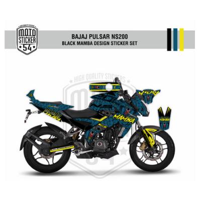 Bajaj Pulsar NS200 Black Mamba Design Görsel