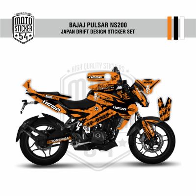 Bajaj Pulsar NS200 Japan Drift Design Görsel 13