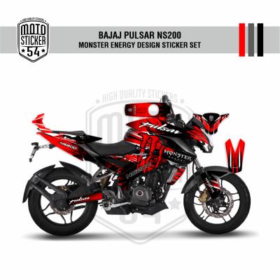 Bajaj Pulsar NS200 Monster Energy Design Görsel 1