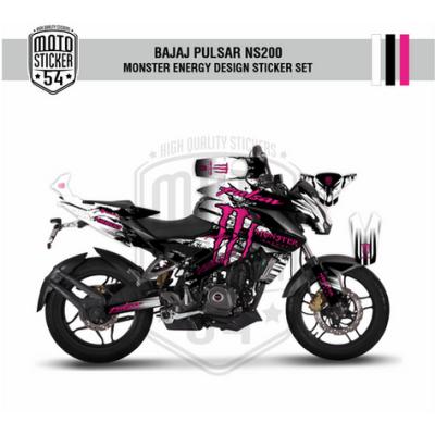 Bajaj Pulsar NS200 Monster Energy Design Görsel 11