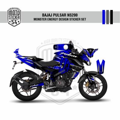 Bajaj Pulsar NS200 Monster Energy Design Görsel 2