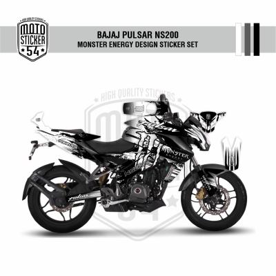 Bajaj Pulsar NS200 Monster Energy Design Görsel 4