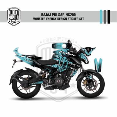 Bajaj Pulsar NS200 Monster Energy Design Görsel 7