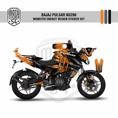 Bajaj Pulsar NS200 Monster Energy Design Görsel 8