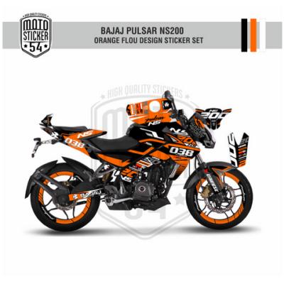 Bajaj Pulsar NS200 Orange Flou Design Görsel.png