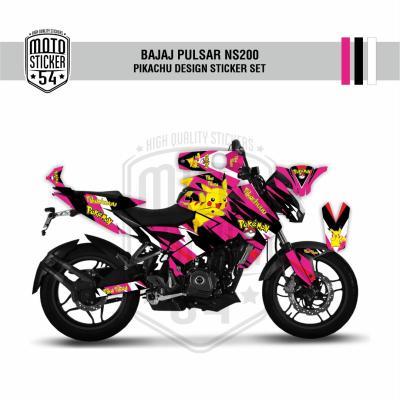 Bajaj Pulsar NS200 Pikachu Design Görsel 2