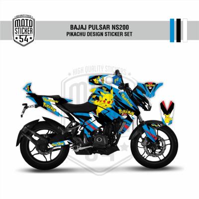 Bajaj Pulsar NS200 Pikachu Design Görsel 4
