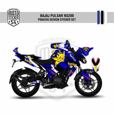 Bajaj Pulsar NS200 Pikachu Design Görsel 5