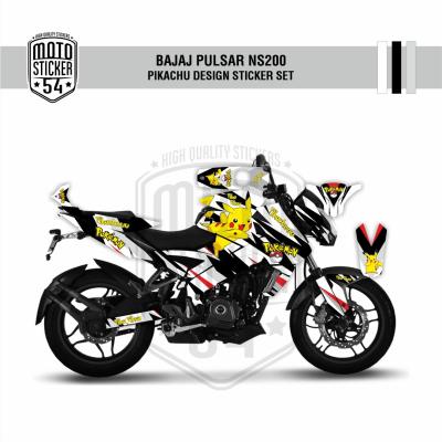 Bajaj Pulsar NS200 Pikachu Design Görsel 7