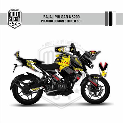 Bajaj Pulsar NS200 Pikachu Design Görsel 9