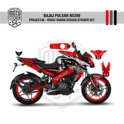 Bajaj Pulsar NS200 Project46 - Rossi Shark Design Görsel 2