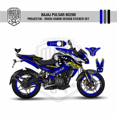 Bajaj Pulsar NS200 Project46 - Rossi Shark Design Görsel 3