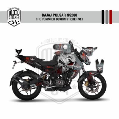 Bajaj Pulsar NS200 The Punisher Design Görsel