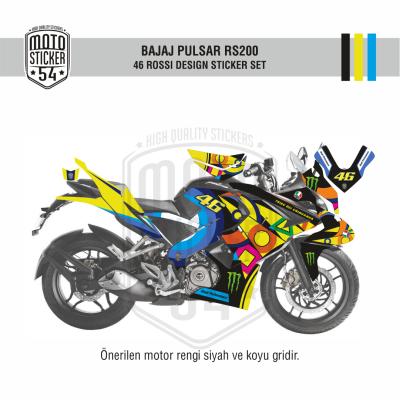 Bajaj Pulsar RS200 46 Rossi Design Görsel 1