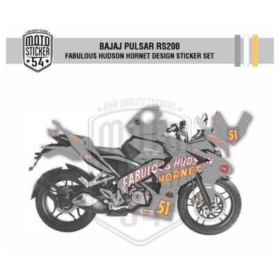 Bajaj Pulsar RS200 Fabulous Hudson Hornet Design Görsel 4