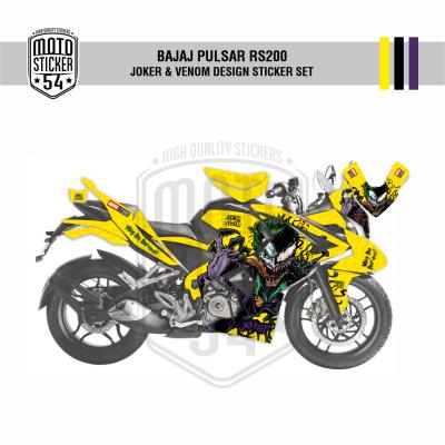 Bajaj Pulsar RS200 Joker & Venom Design Görsel Sarı.png