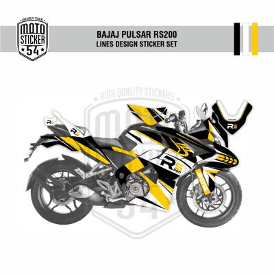 Bajaj Pulsar RS200 Lines Design Görsel Renk 17