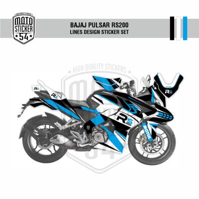 Bajaj Pulsar RS200 Lines Design Görsel Renk 23