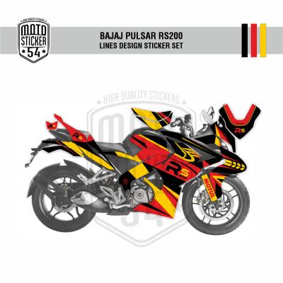 Bajaj Pulsar RS200 Lines Design Görsel Renk 26