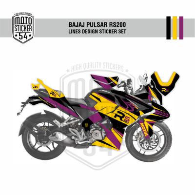 Bajaj Pulsar RS200 Lines Design Görsel Renk 29