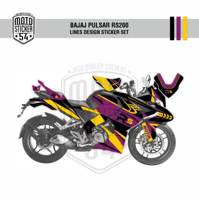 Bajaj Pulsar RS200 Lines Design Görsel Renk 30