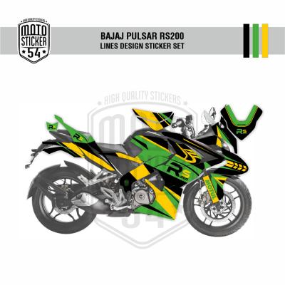 Bajaj Pulsar RS200 Lines Design Görsel Renk 32
