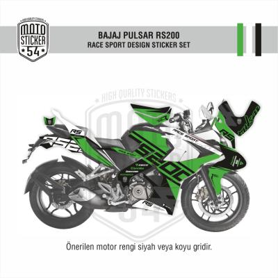 Bajaj Pulsar RS200 Race Sport Görsel Fıstık Yeşili