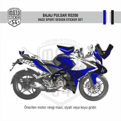 Bajaj Pulsar RS200 Race Sport Görsel Lacivert