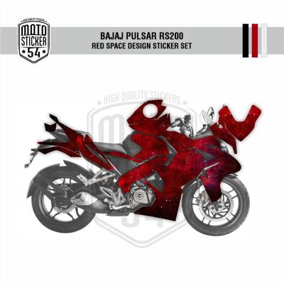 Bajaj Pulsar RS200 Red Space Design Görsel