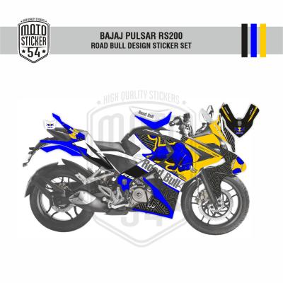 Bajaj Pulsar RS200 Road Bull Design Görsel Lacivert