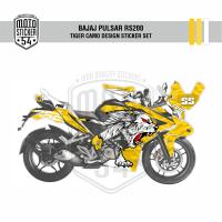 Bajaj Pulsar RS200 Tiger Camo Design Görsel Sarı