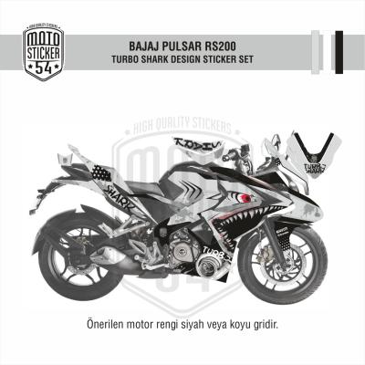 Bajaj Pulsar RS200 Turbo Shark Görsel Açık Gri