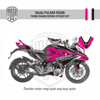 Bajaj Pulsar RS200 Turbo Shark Görsel Pembe