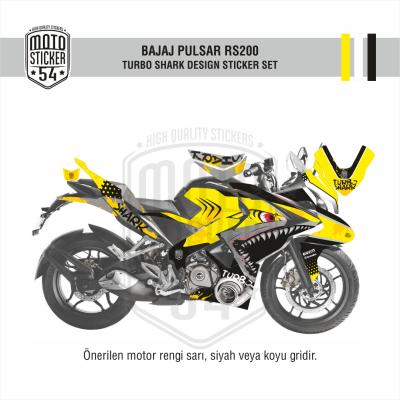 Bajaj Pulsar RS200 Turbo Shark Görsel Sarı