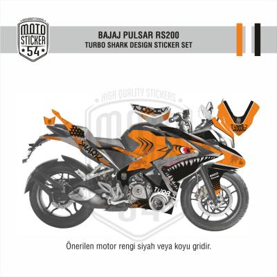 Bajaj Pulsar RS200 Turbo Shark Görsel Turuncu