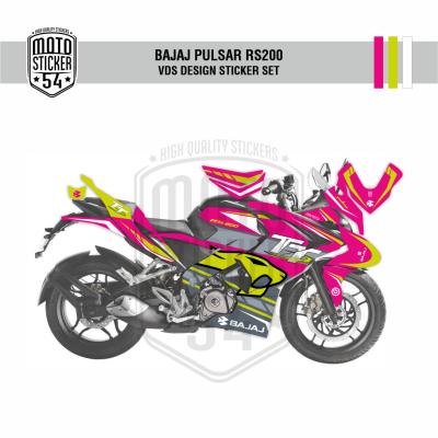 Bajaj Pulsar RS200 VDS Design Görsel Pembe