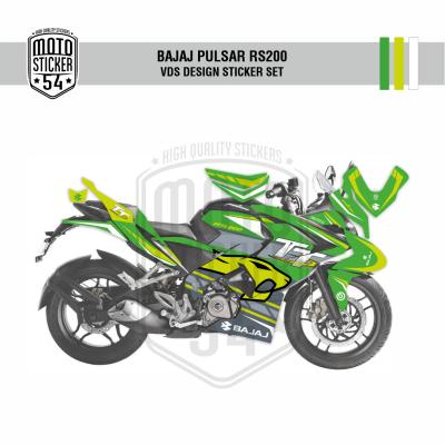 Bajaj Pulsar RS200 VDS Design Görsel Yeşil