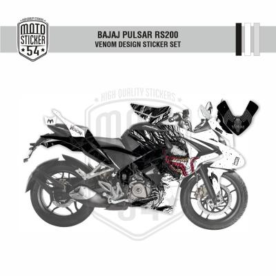 Bajaj Pulsar RS200 Venom Design Görsel Beyaz