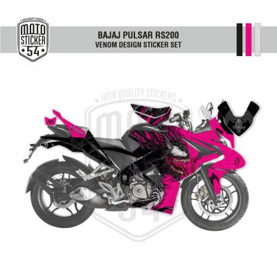 Bajaj Pulsar RS200 Venom Design Görsel Pembe
