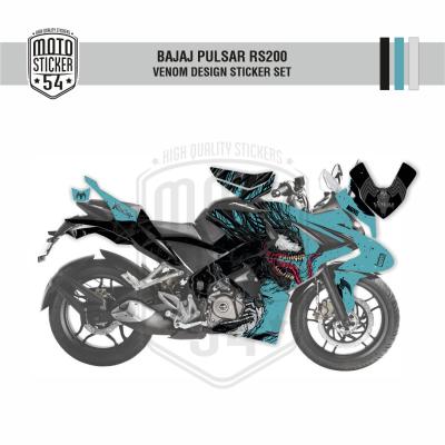 Bajaj Pulsar RS200 Venom Design Görsel Turkuaz