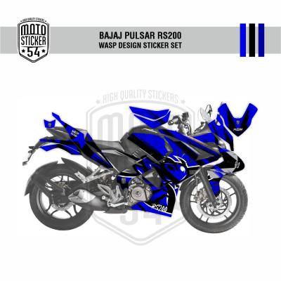 Bajaj Pulsar RS200 Wasp Design Görsel Lacivert