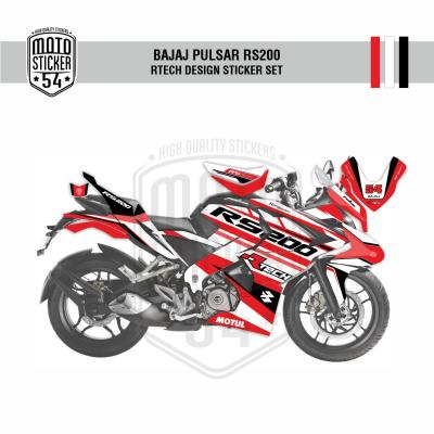Bajaj Pulsar Rtech Design Görsel Kırmızı