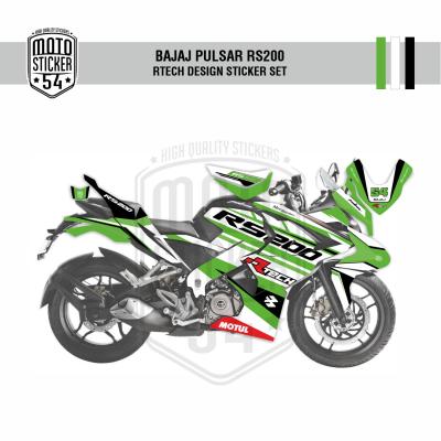Bajaj Pulsar Rtech Design Görsel Yeşil
