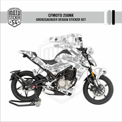 CFMOTO 250NK Grenzgaenger Design Siyah Görsel Beyaz
