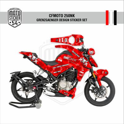 CFMOTO 250NK Grenzgaenger Design Siyah Görsel Kırmızı
